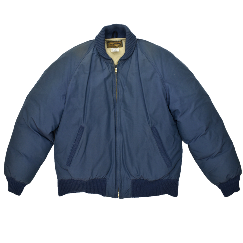 usa vintage Eddie Bauer エディーバウアー オールパーパス ダウンジャケット size.L 黒タグ バウアーダウン 70s 80s 90s_画像2