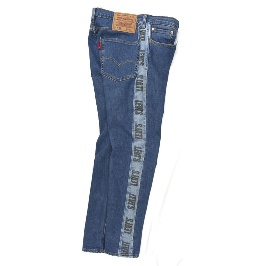 Levis リーバイス HI-BALL ROLL STRIPE BUZZER BEATER 4-WAY ストレッチ テーパード デニム ジーンズ 59434-0000 size.32_画像4