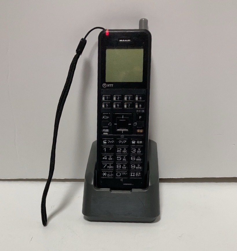 NTT αA1コードレス電話機　2018年製　【 A1-DCL-PS-(1)(K) + A1-DECL-CS-(1) 】_画像1