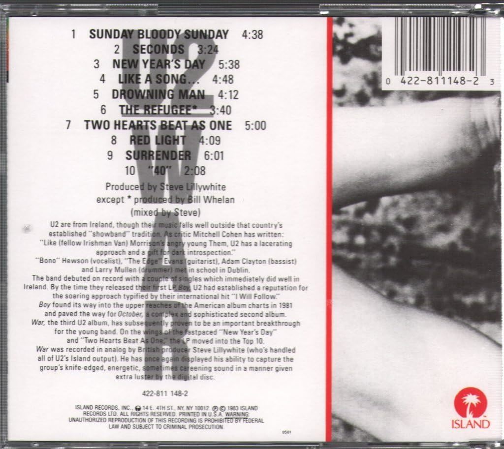 War U2 輸入盤CD_画像2