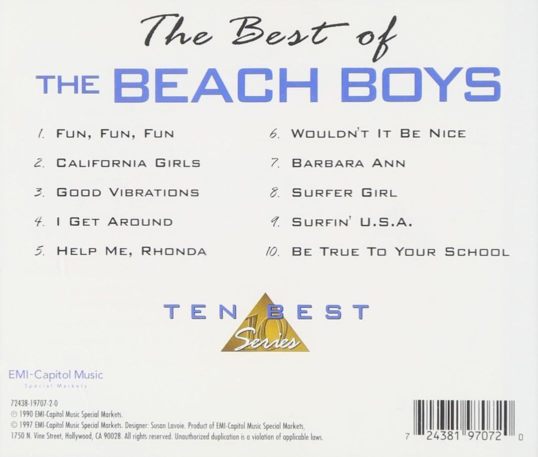 The Best of the Beach Boys ザ・ビーチ・ボーイズ 輸入盤CD_画像2