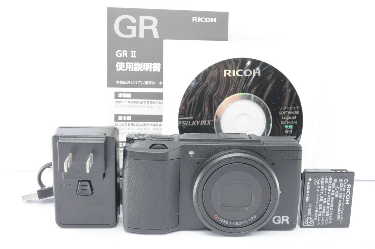 ★超極上★ リコー RICOH GR II GR2 コンパクトデジタルカメラ ★完動品 ＃9775_画像1