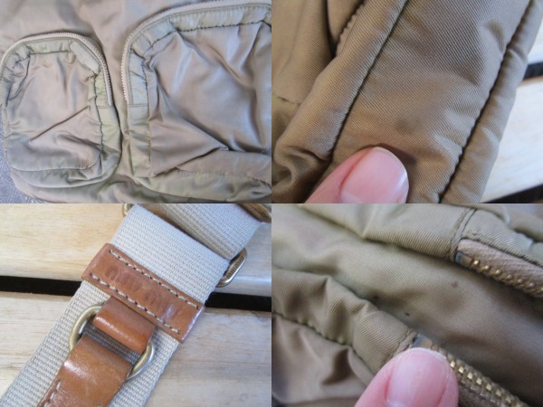  быстрое решение 2000 год первый голова miumiu MiuMiu Archive 2WAY цельный карман Mini сумка на плечо шлем сумка милитари сумка хаки 