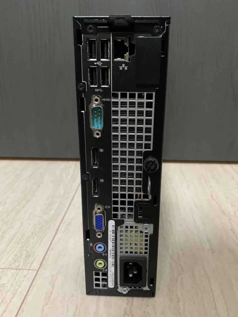 DELL OPTIPLEX7010USFF Core i7-3770S SSD240GB メモリ8GB DVDマルチドライブ Windows10 省スペースPC_画像3