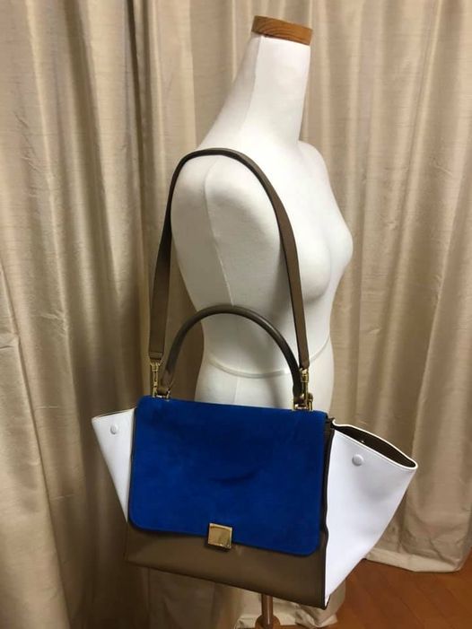 ★CELINE★セリーヌ★トラペーズ★２way★ハンドバック★ショルダーバッグ★トートバッグ★バイカラー★_画像2