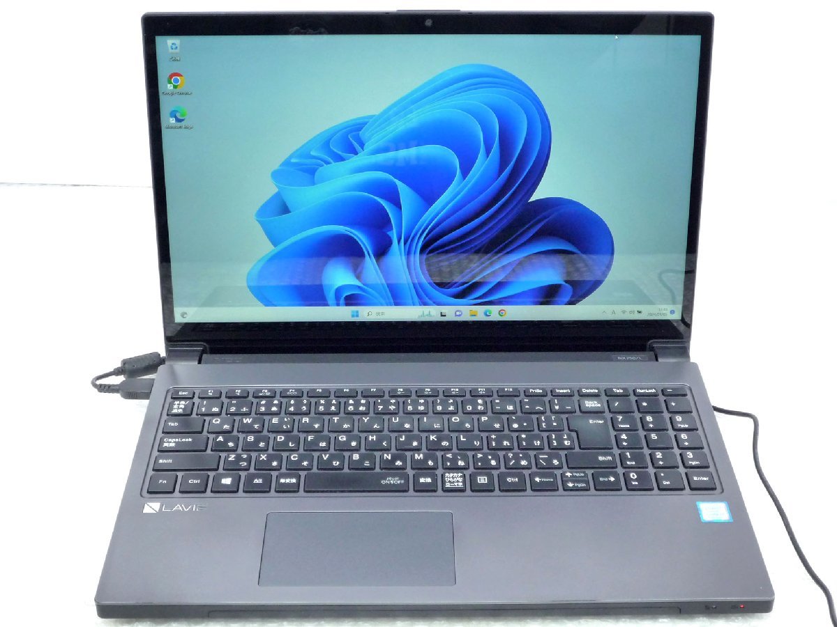 ●●NEC LAVIE NX750/L / i7-8550U / 8GBメモリ / 500GB HDD / 15.6型 / バッテリー無し 【 中古ノートパソコン ITS JAPAN】_画像1