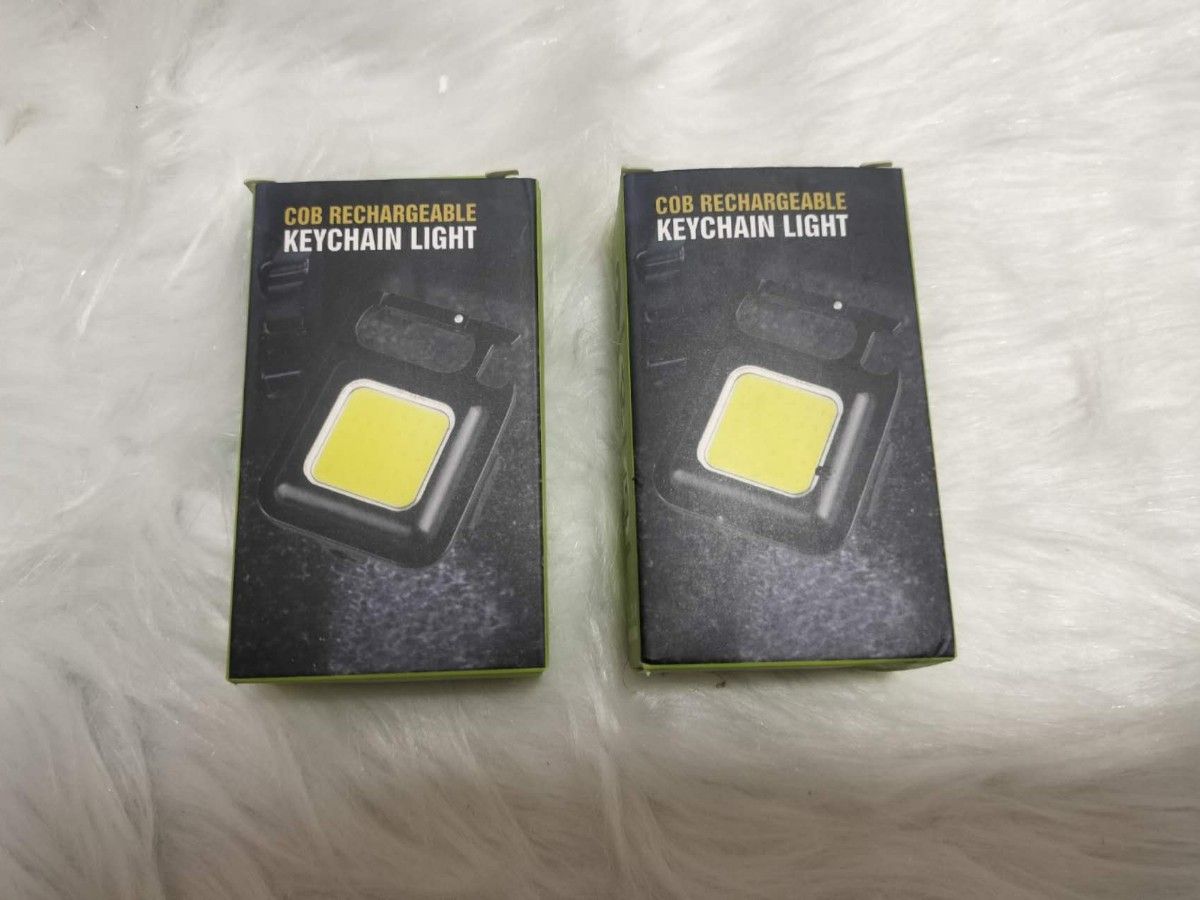 【2点セット】ledライト ミニ投光器 usb充電式 ４つ点灯モード500MAh