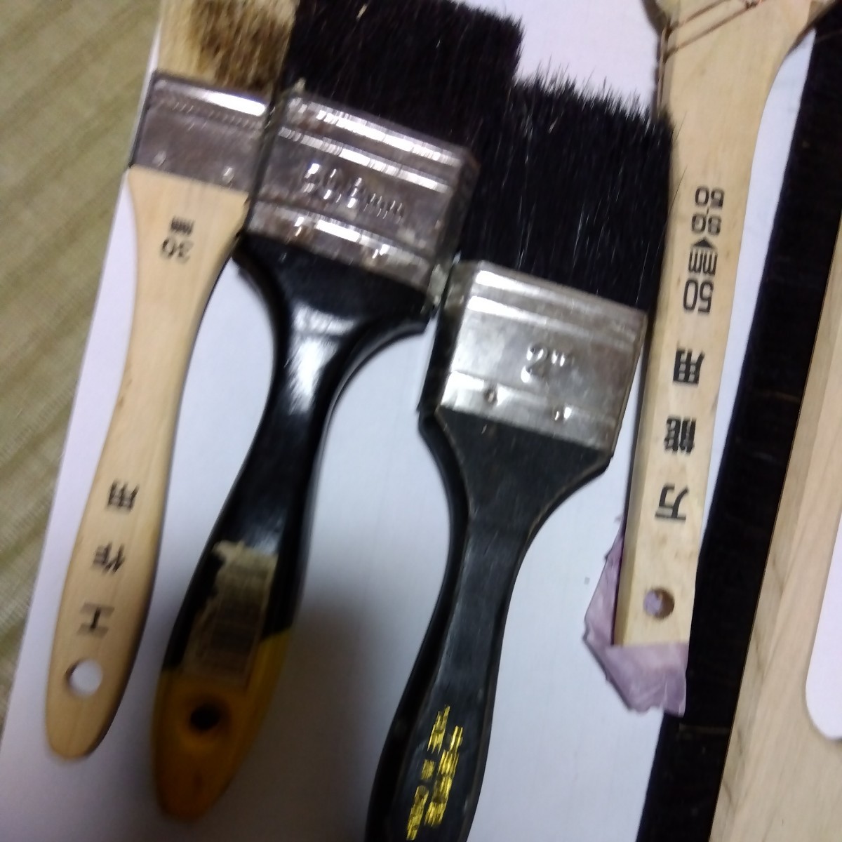 DIY carpenter's tool painting is . brush brush together postage 520