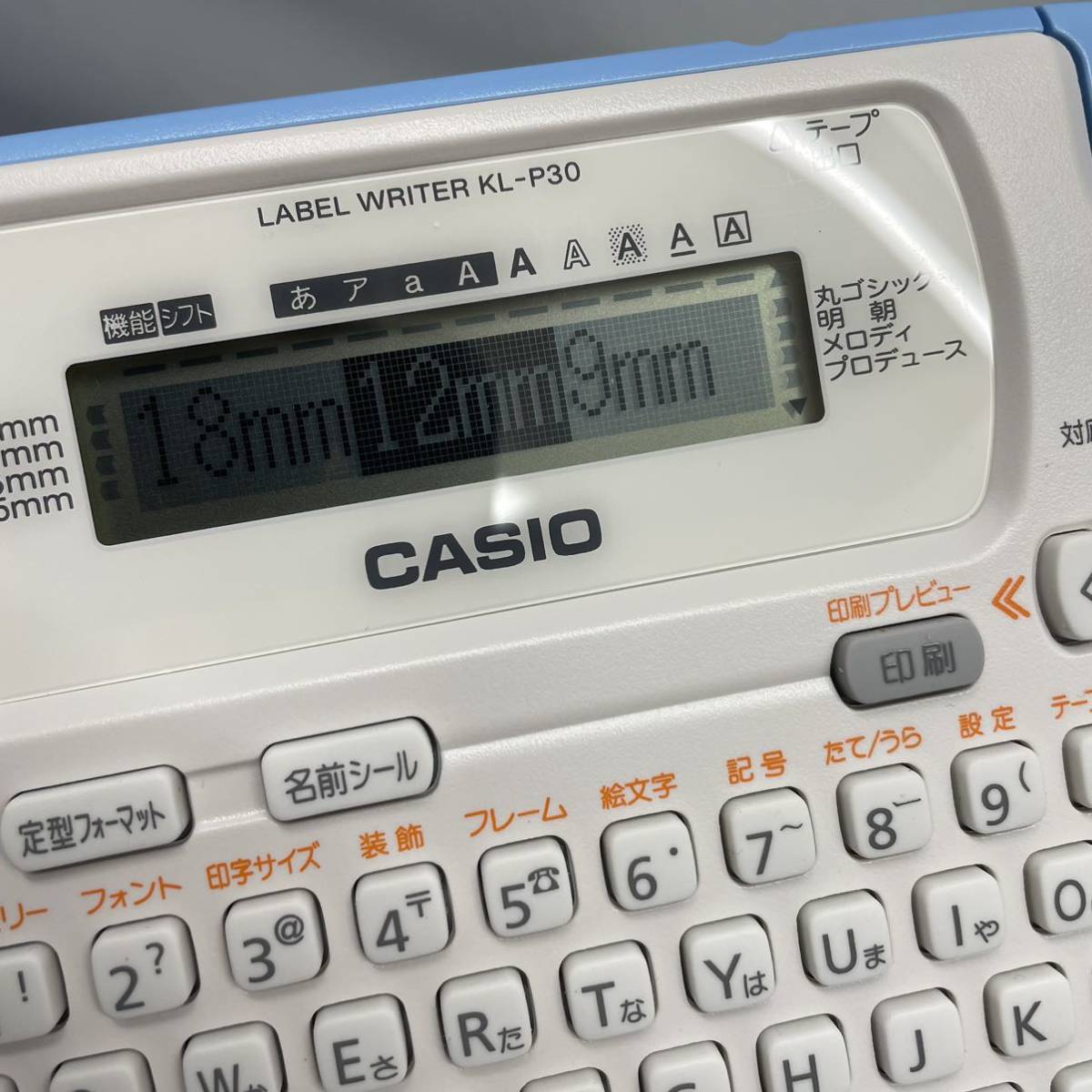 [ operation verification settled ]CASIO Casio NAME LAND name Land 3.5-18mm KL-P30 blue box * owner manual attaching 