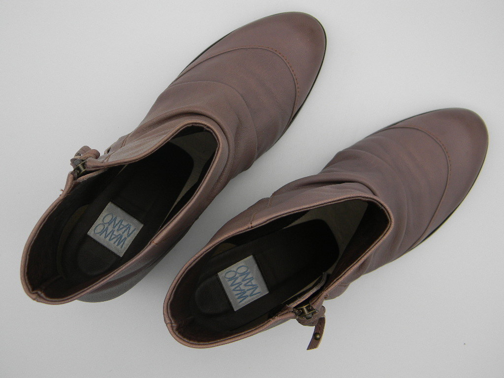 **![ WANO NANO ]* leather boots (25.5cm)