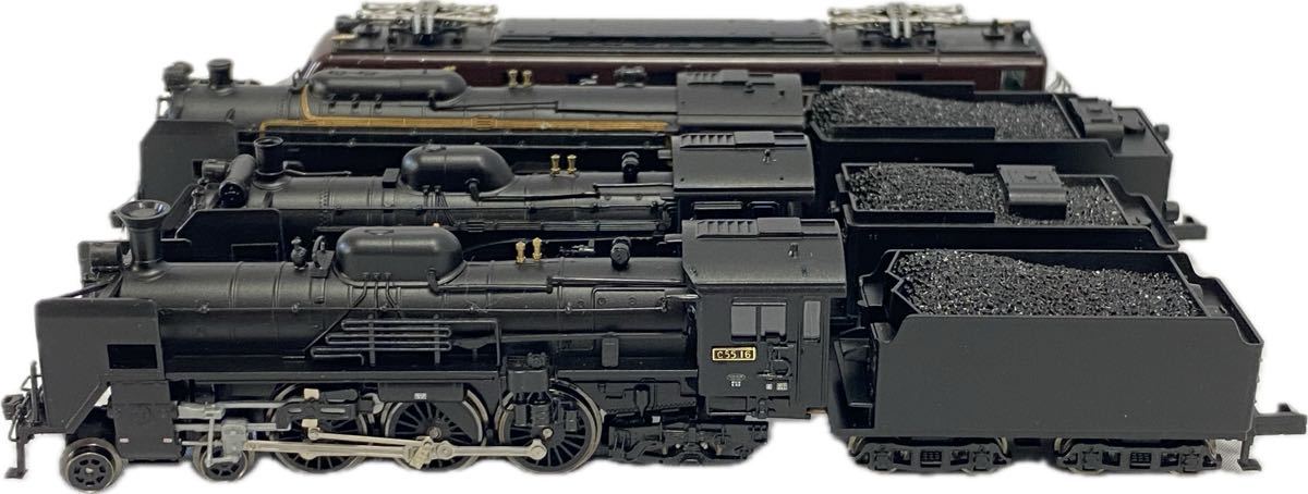 SG-342 絶版 鉄道模型 Nゲージ マイクロエース 4点 未使用 A7108 C55-16 旭川 A7206 C58-296 八戸機関区 A9807 C62-15 ニセコ A1305 EF55-1_画像9