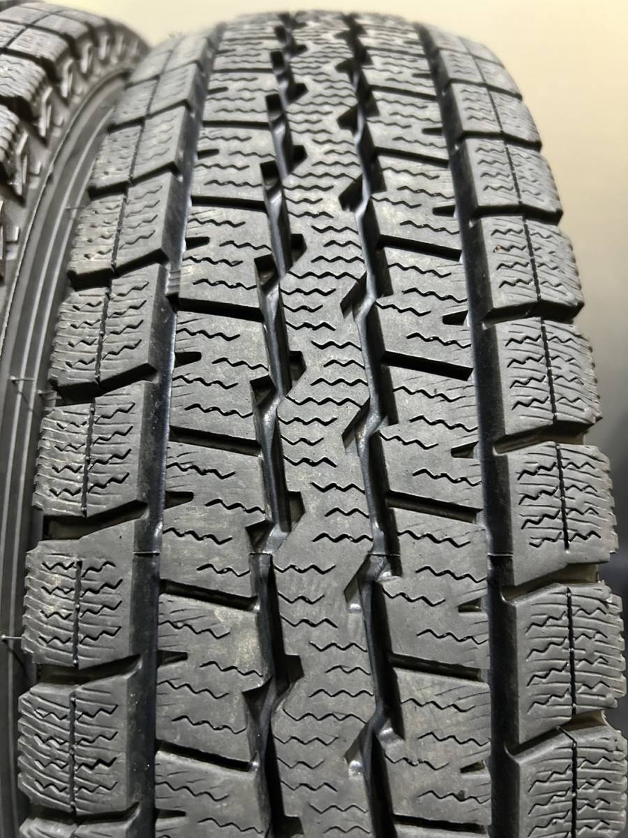 145/80R12 80/78N LT DUNLOP/WINTER MAXX SV01 22年製 PRD 12インチ 3.5J ＋44 100 4H スタッドレス 4本 N-VAN ハイゼット (南1-E724)_画像7