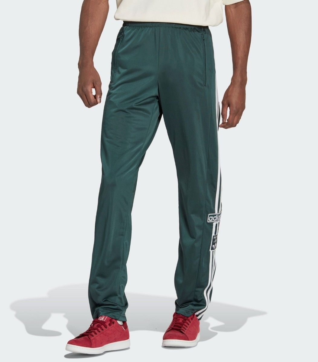 アディダス 緑 クラシックス アディブレイク スナップパンツ ジャージ 男性XS 人気デザイン adidas ユニセックス