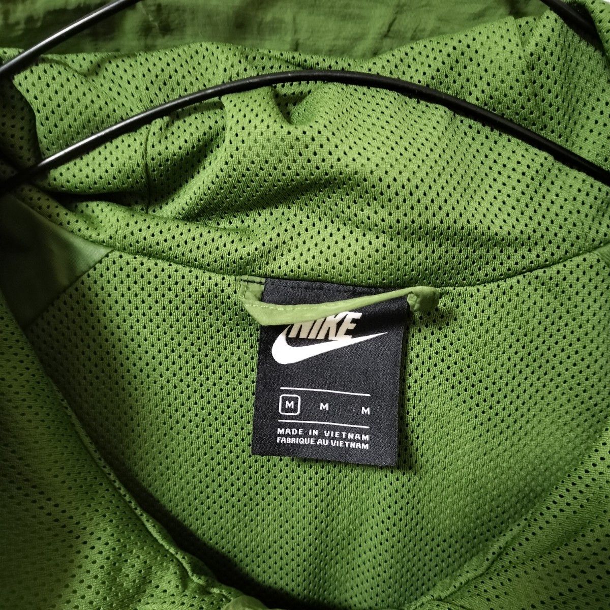 NIKE 緑 アノラック ウーブン ナイロンジャケット ナイキ ハーフ NIKE 緑 アノラック ウーブン ナイロンジャケット ナイキ ハーフ
