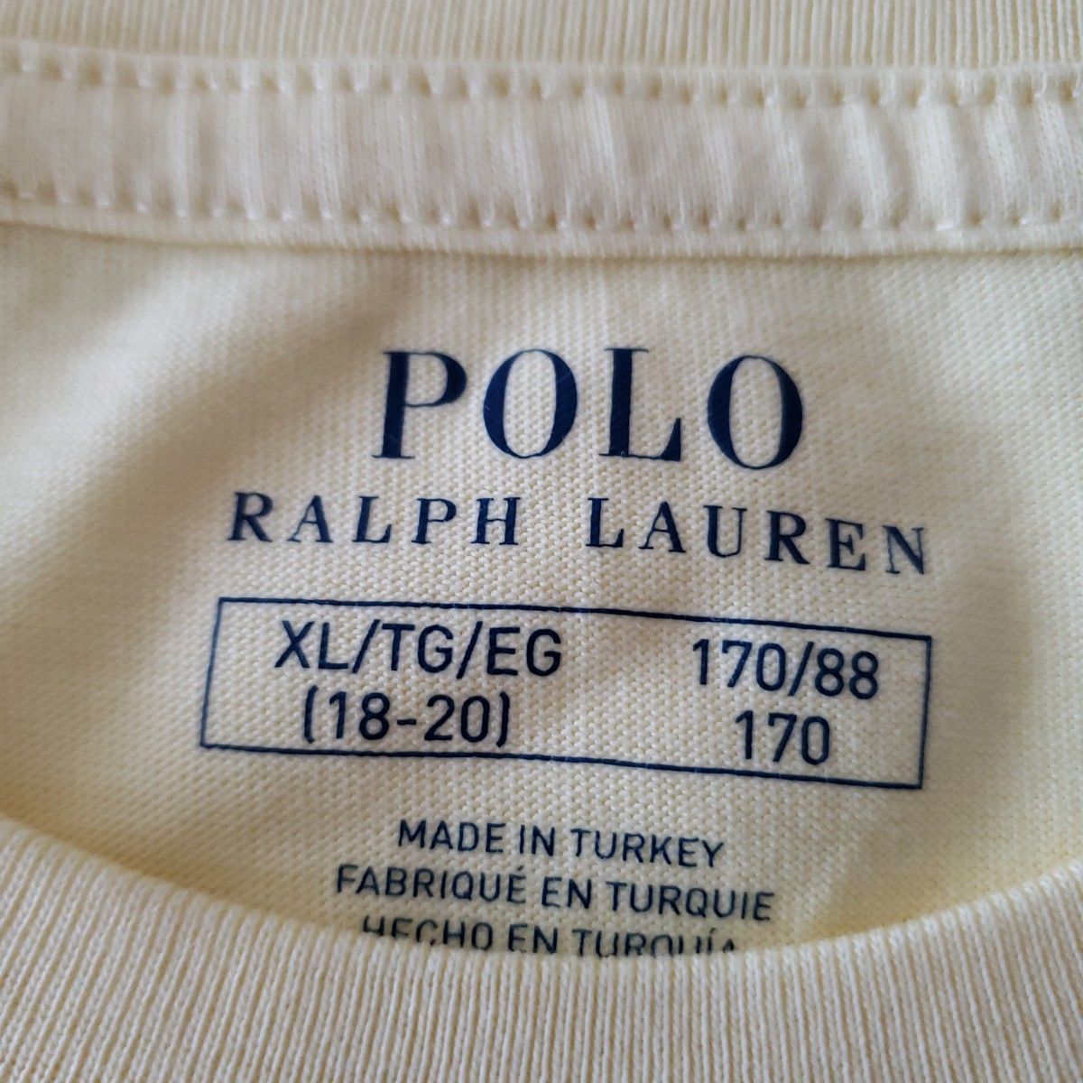 【新品タグ付き】レア柄RALPH LAURENポロベアTシャツボーイズLメンズM～L女性の方にも☆ ラルフローレン 半袖