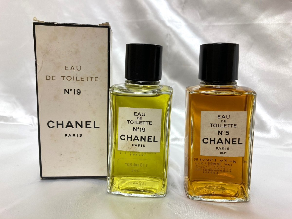 キングラム[01]CHANEL シャネル N°5 N°19 各118ml 香水2点まとめ フレグランス【送料無料】J033_画像1