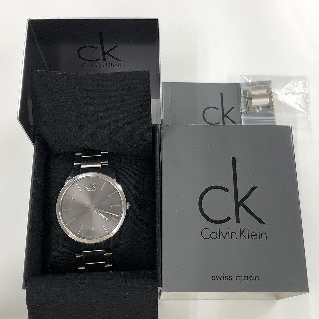 キングラム[07] Calvin Klein カルバンクライン CK クォーツ K2G 211 メンズ クォーツ 腕時計 アナログ 稼動品 【送料無料】＠063_画像1