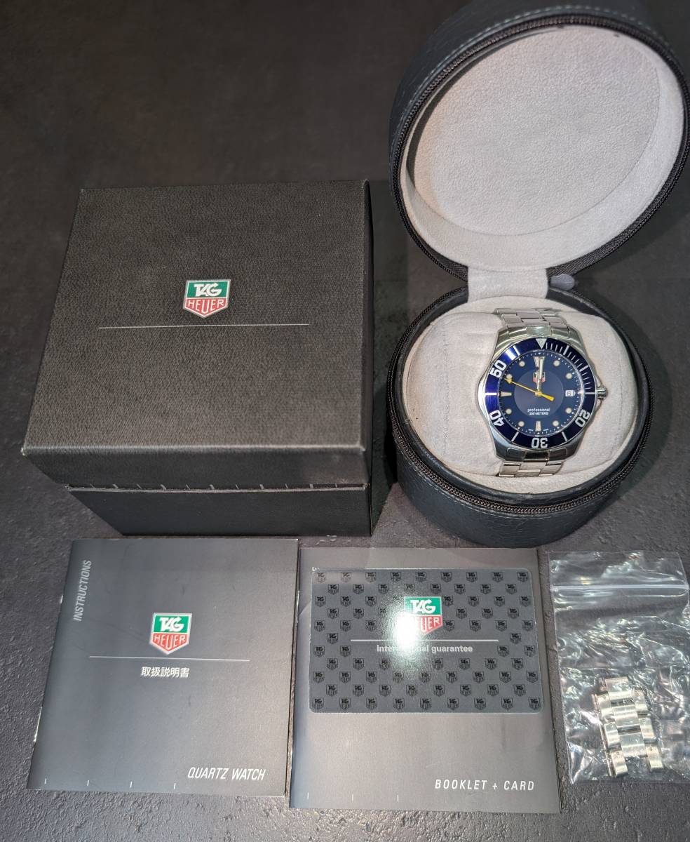 TAG Heuer タグホイヤー アクアレーサー WAB1112.BA0801 クォーツ　ブルーダイヤル_画像4