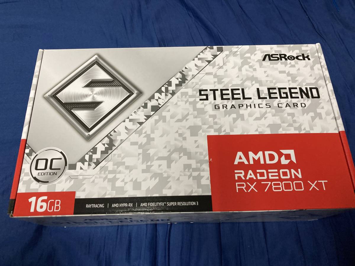 ASRock Radeon RX 7800 XT Steel Legend 16GB OC_画像1