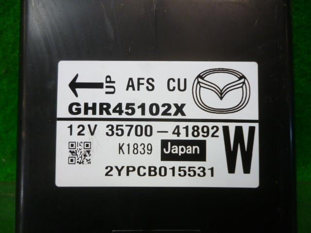 アテンザ LDA-GJ2FW その他 コントロールユニット GHR45102X,35700-41892_画像4