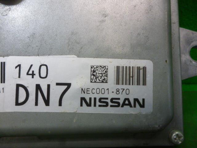 NV200バネット DBF-VM20 エンジンコンピューター NEC001-870 23703-EY90A_画像5