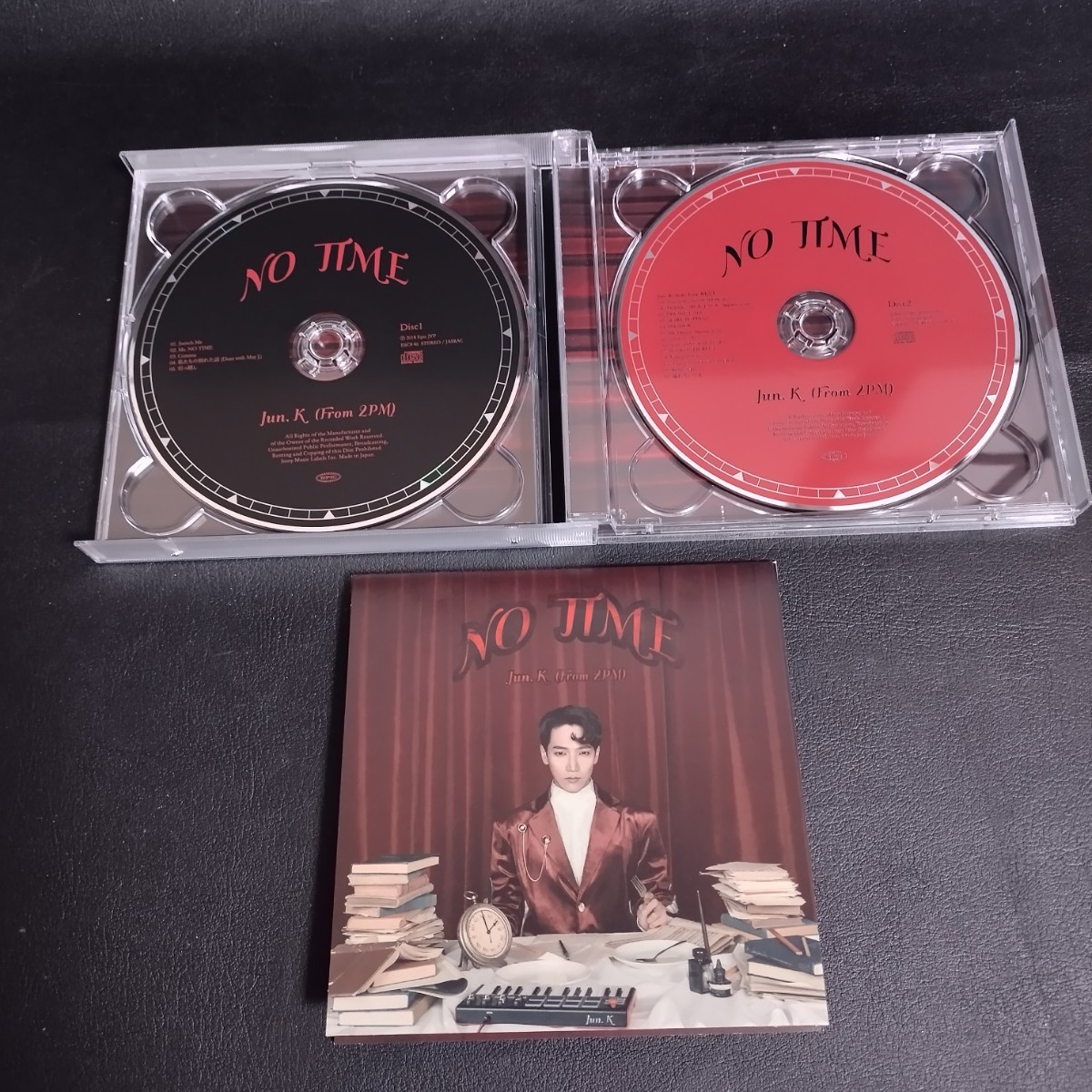 【Jun.K (From 2PM)】 NO TIME[ファンクラブ限定盤] CD2枚組 ポップアップ仕様 歌詞ブックレット付き 2018年の画像3