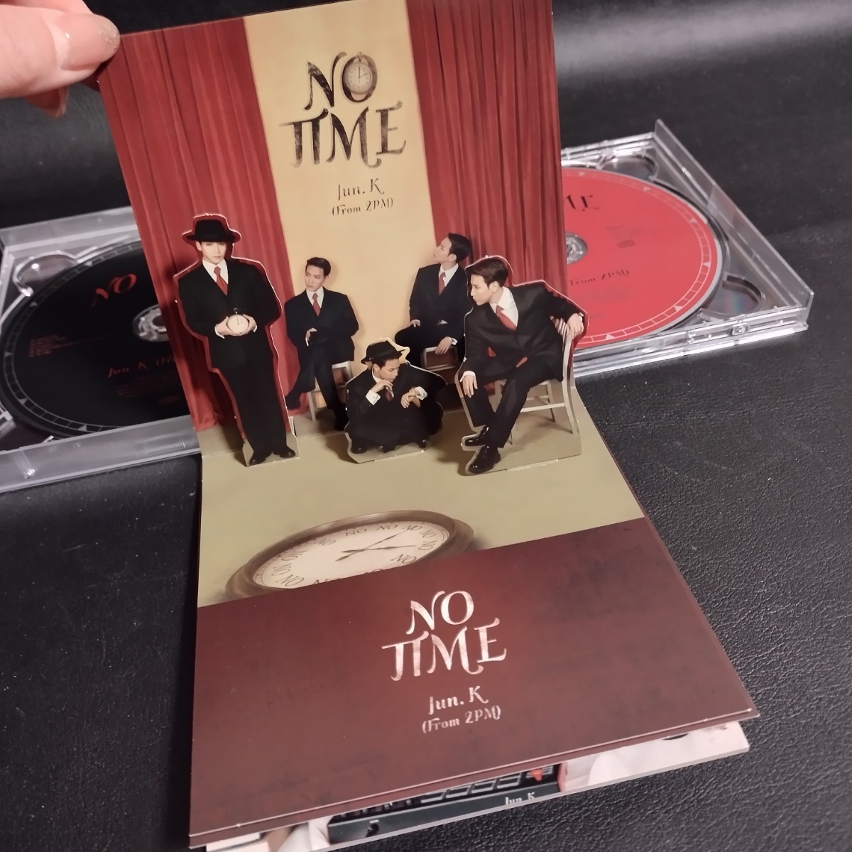 【Jun.K (From 2PM)】 NO TIME[ファンクラブ限定盤] CD2枚組 ポップアップ仕様 歌詞ブックレット付き 2018年の画像4