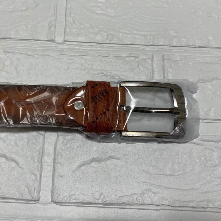 2本セット メンズベルト レトロヴィンテージ ブラック+コーヒー