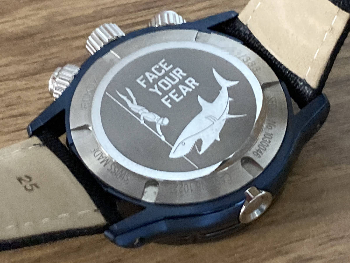 EDOX エドックス クロノオフショア シャークマンⅠ リミテッドエディション 世界限定388本_画像5