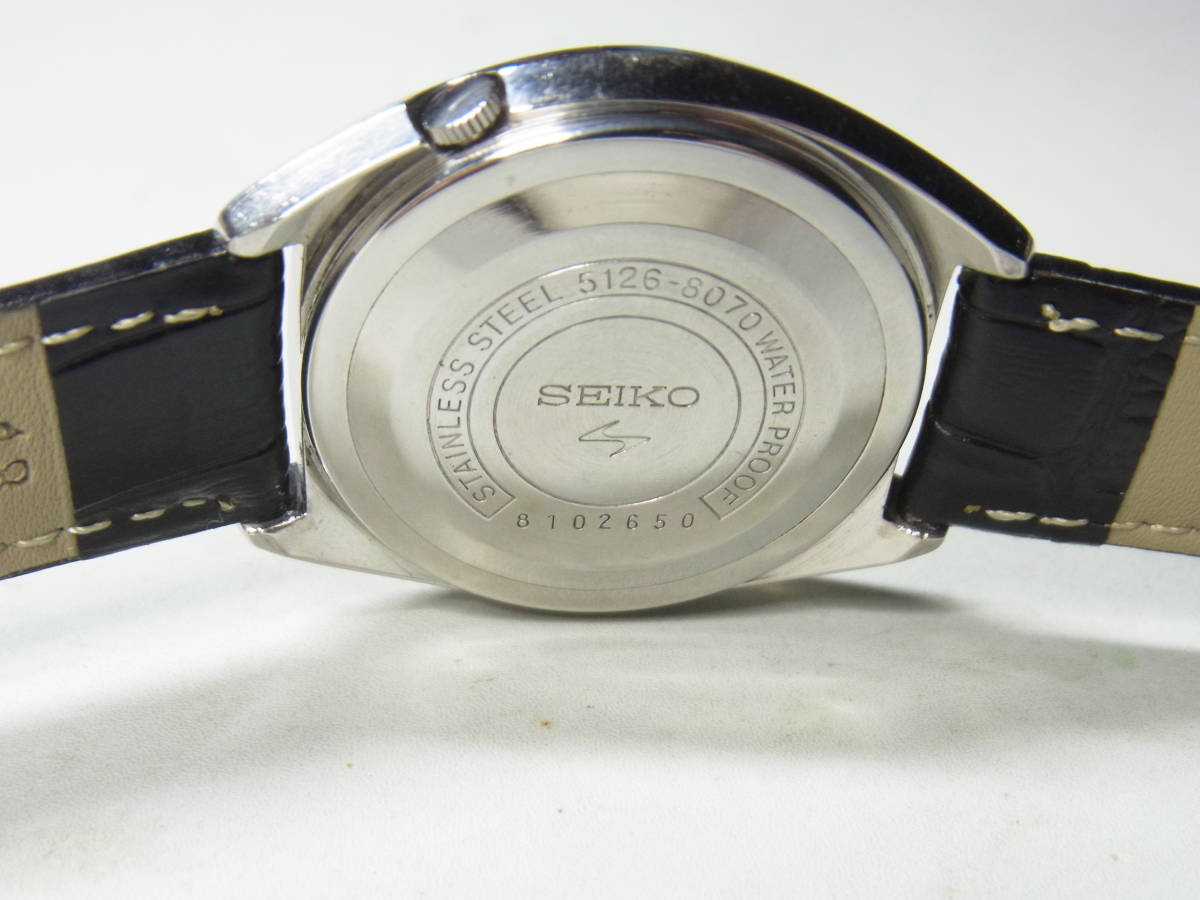 2401　SEIKO　ファイブ　5126　23石　自動巻　昭和レトロ　美品　動作品_超音波洗浄済み！