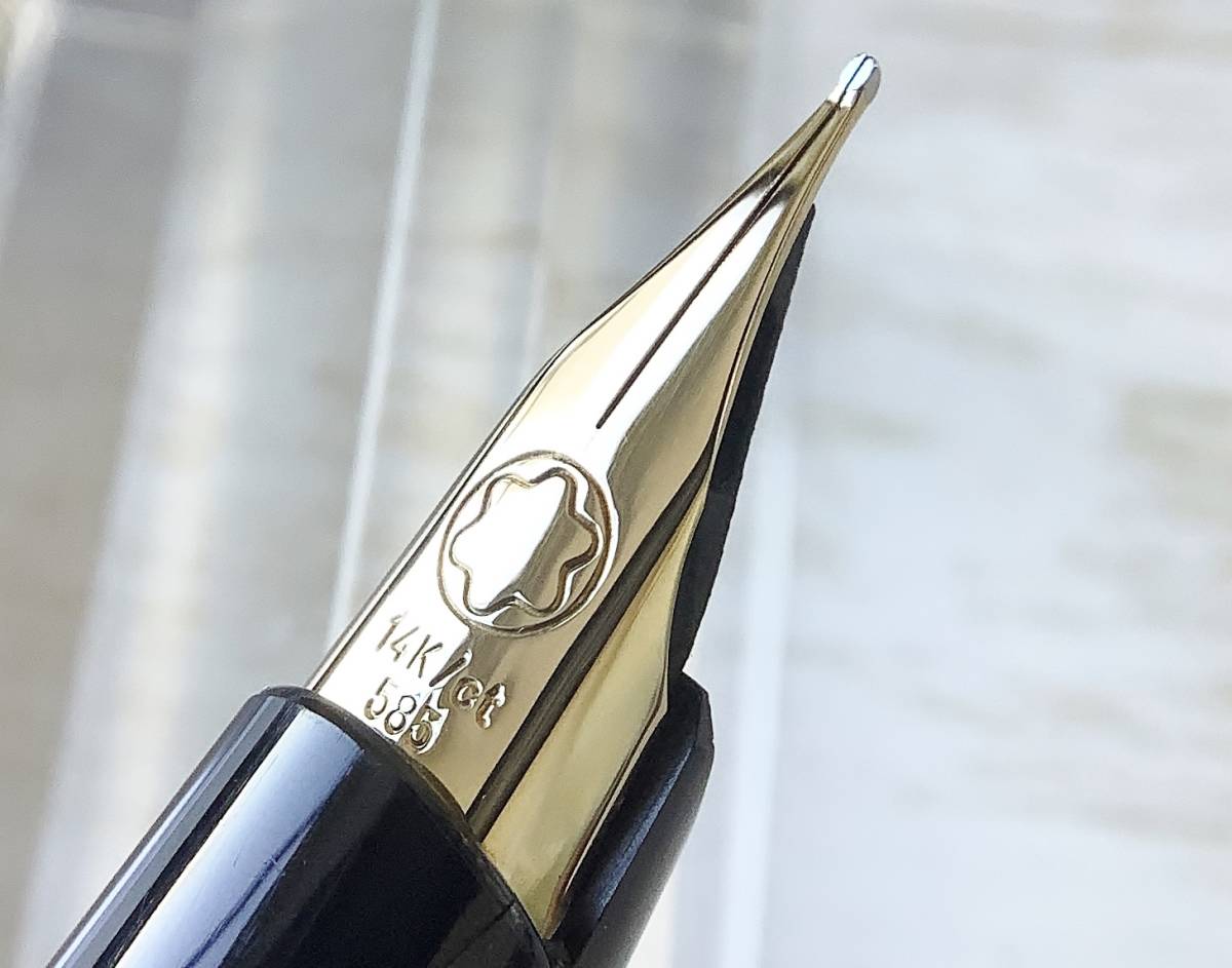 美品】 モンブラン 万年筆 クラシック ペン先14k-585 MONTBLANC