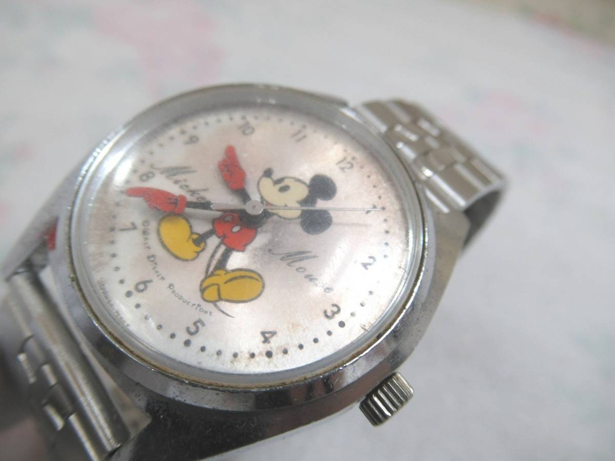 希少 SEIKO　セイコー Disney Time Mickey Mouse セイコー ディズニータイム ミッキーマウス 5000-7000 手巻き腕時計1970年代 アンティーク_画像2