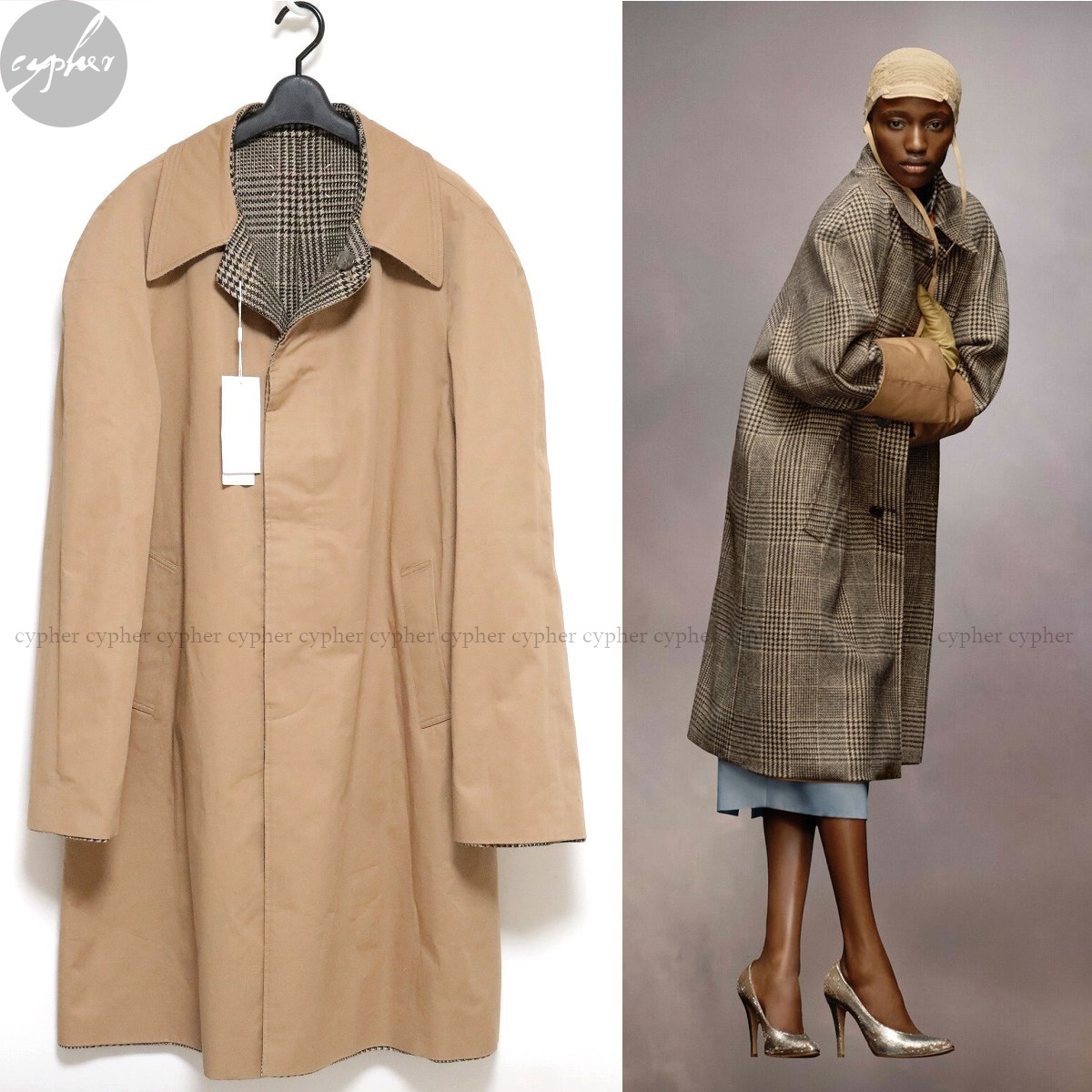 定価38万 40 新品 23SS Maison Margiela チェック ウール 定価38万 40 新品 23SS Maison Margiela チェック ウール