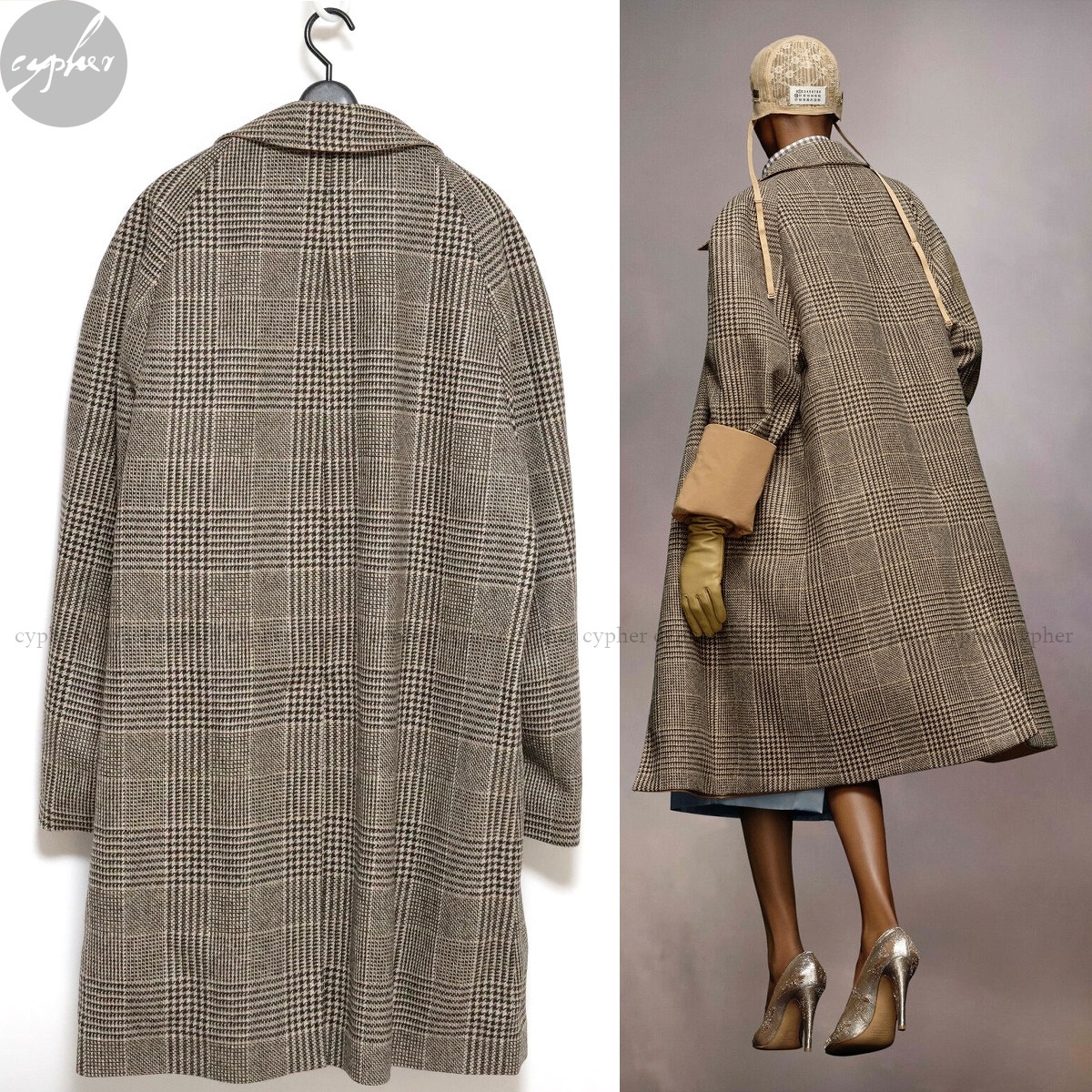 定価38万 40 新品 23SS Maison Margiela チェック ウール 定価38万 40 新品 23SS Maison Margiela チェック ウール