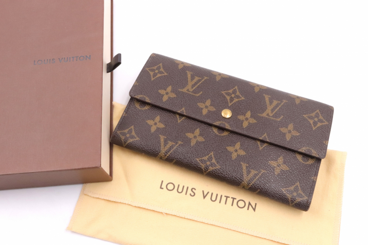 【ト長】LOUIS VUITTON ルイヴィトン 長財布 モノグラム ポルトフォイユ インターナショナル M61217 IR460IOB81_画像1