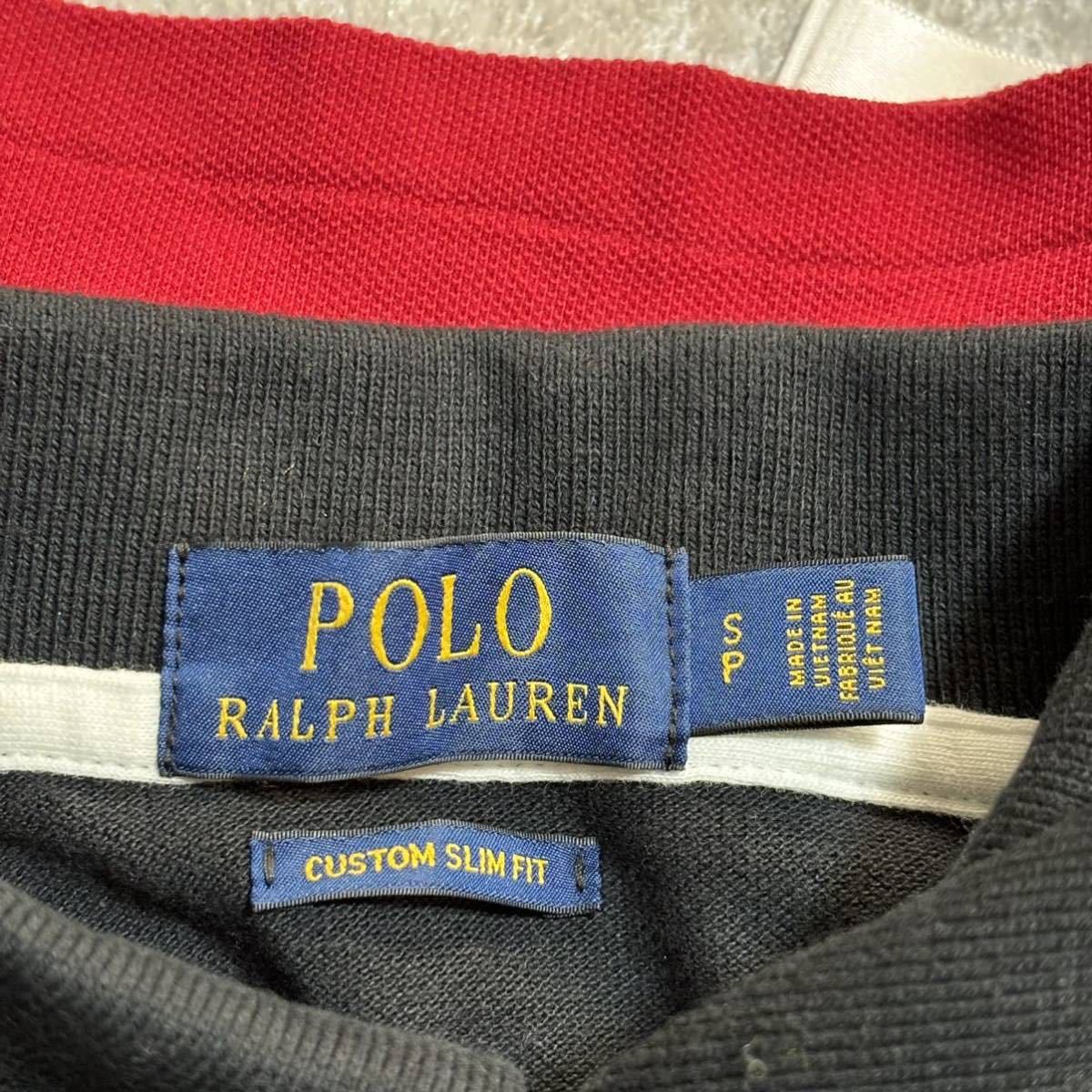POLO RALPH LAUREN ポロラルフローレン ビッグポニー 刺繍 半袖 ポロシャツ メンズ Sサイズ_画像5
