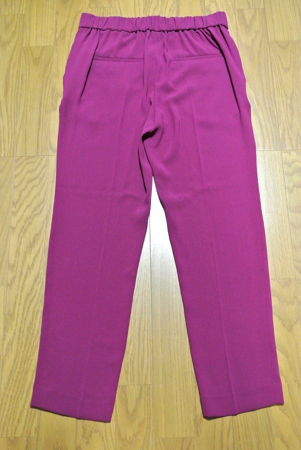 【SALE】◎美品！Theory【セオリー】プルオントラウザー(POWDER.CREPE/PULL.ON.TROUSER.SL)定価28,000円+税 MADE IN JAPAN(日本製)_画像4