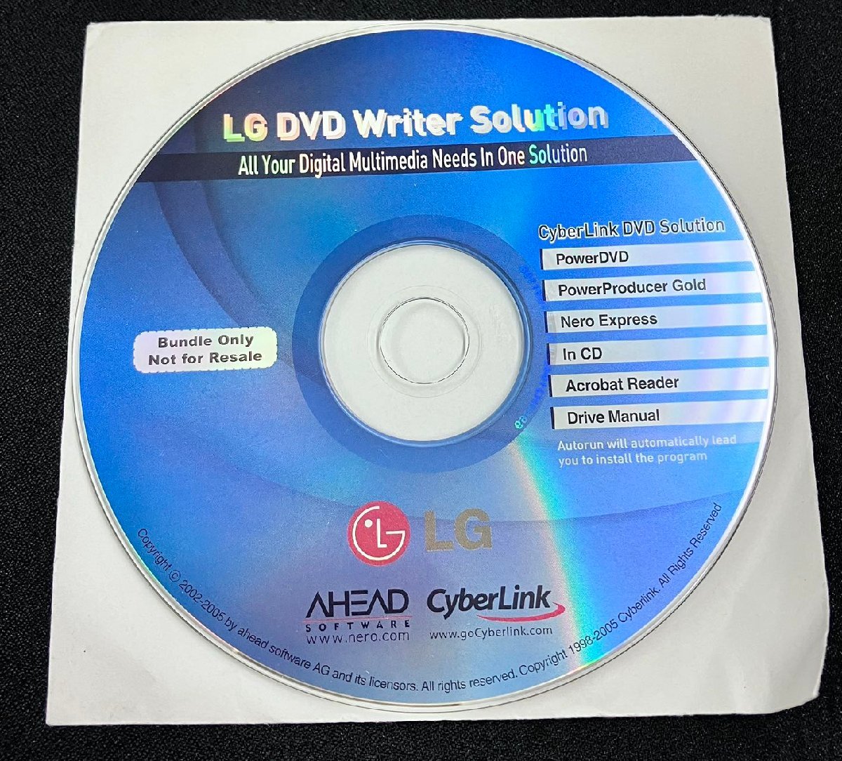 2YXS1462★現状品★LG DVD Writer Solution_画像1