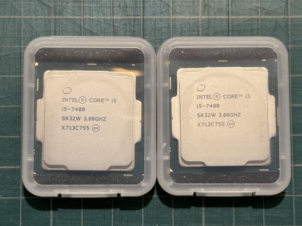 ☆まとめ売り☆ Intel Core i5 - 7400 2個セット!!!!_画像1