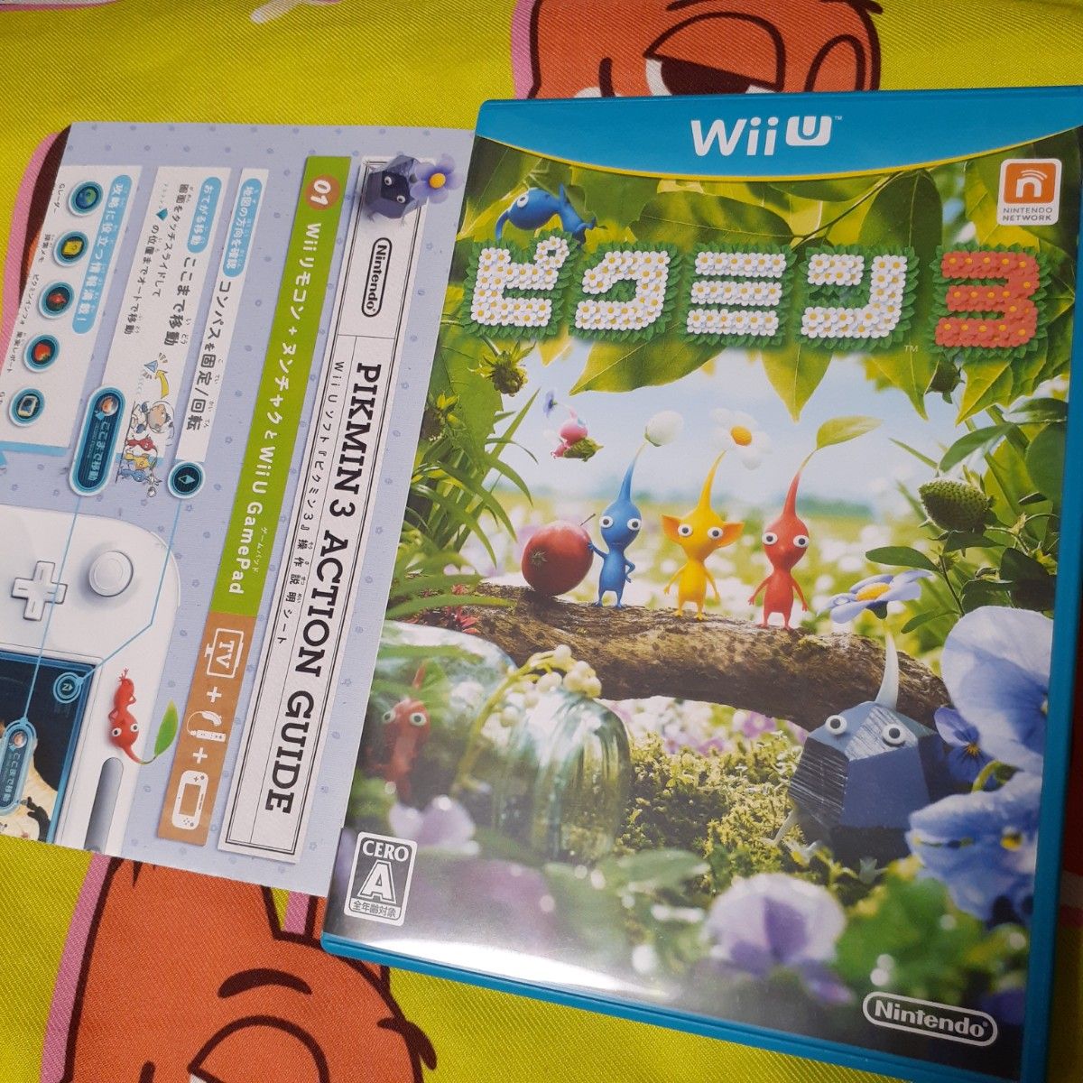 WiiU Pikmin3 ピクミン3 　操作説明シート