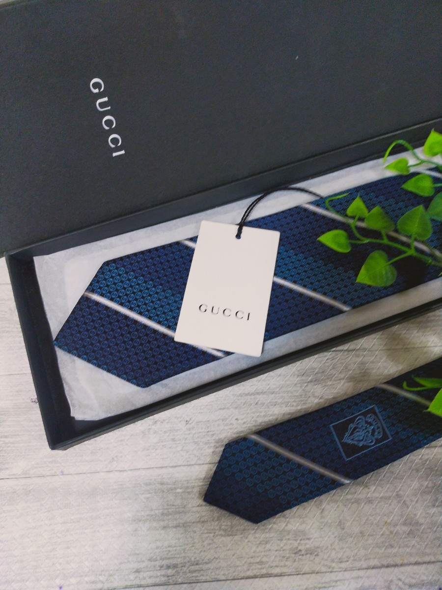 定価26400円 新品 未使用 タグ付き GUCCI グッチ ネクタイ _画像2