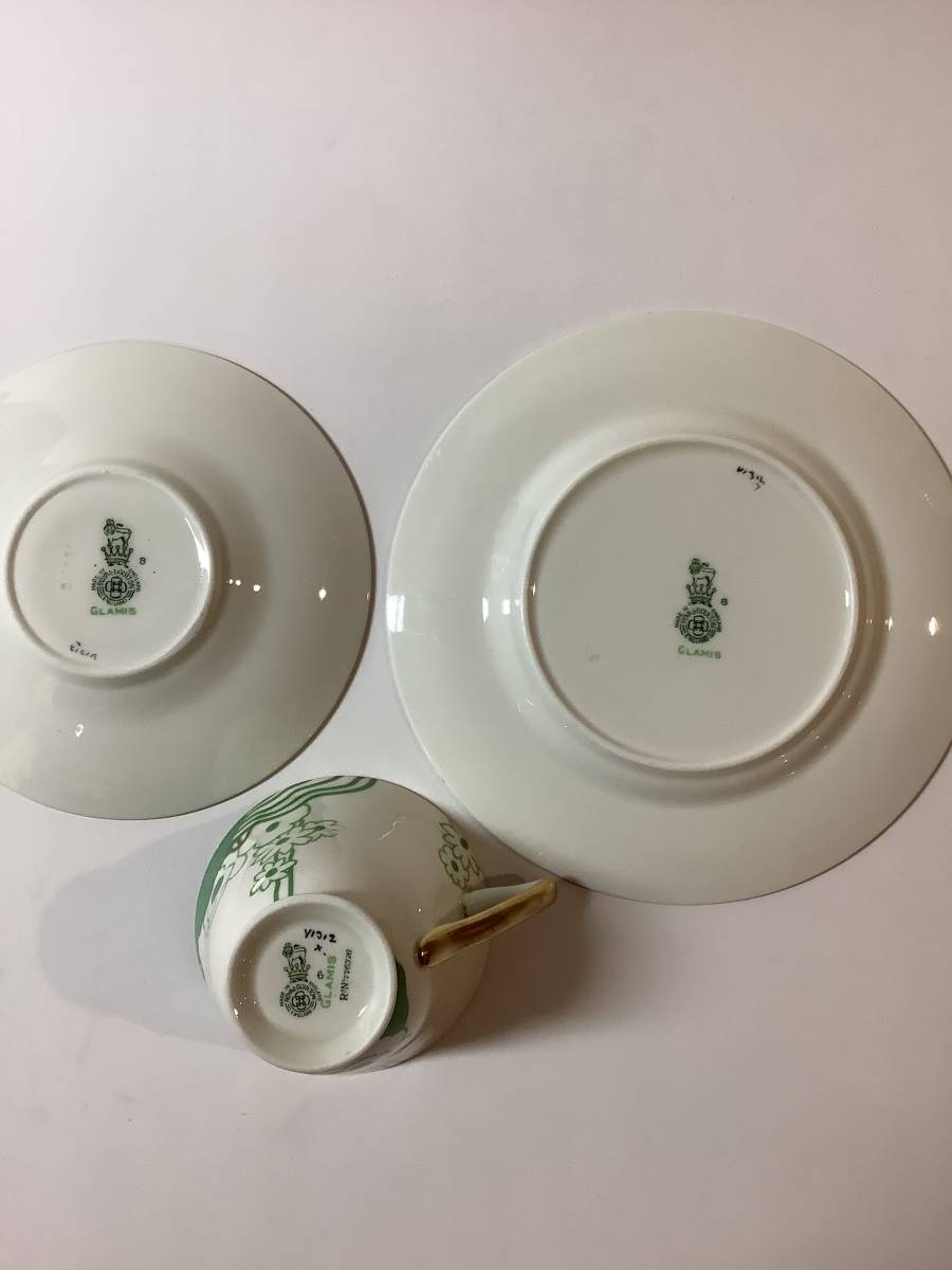 ROYAL DOULTON 『GLAMIS』ロイヤルドルトン『グラミス』トリオ　カップ＆ソーサー＆ケーキ皿_画像5