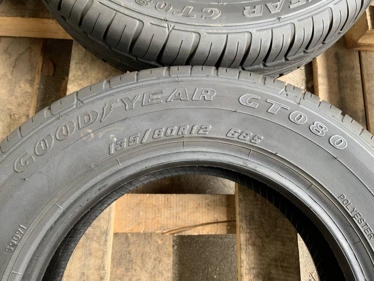 GOODYEAR CT080 135/80R12 2020年製　4本　グッドイヤー_画像2