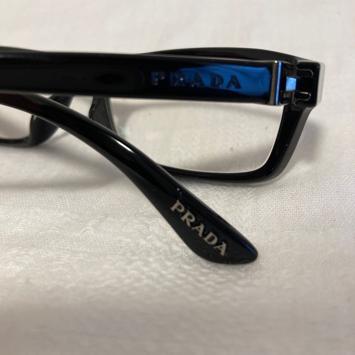 PRADA プラダ メガネ 眼鏡 メガネフレーム 眼鏡フレーム 度入り_画像2