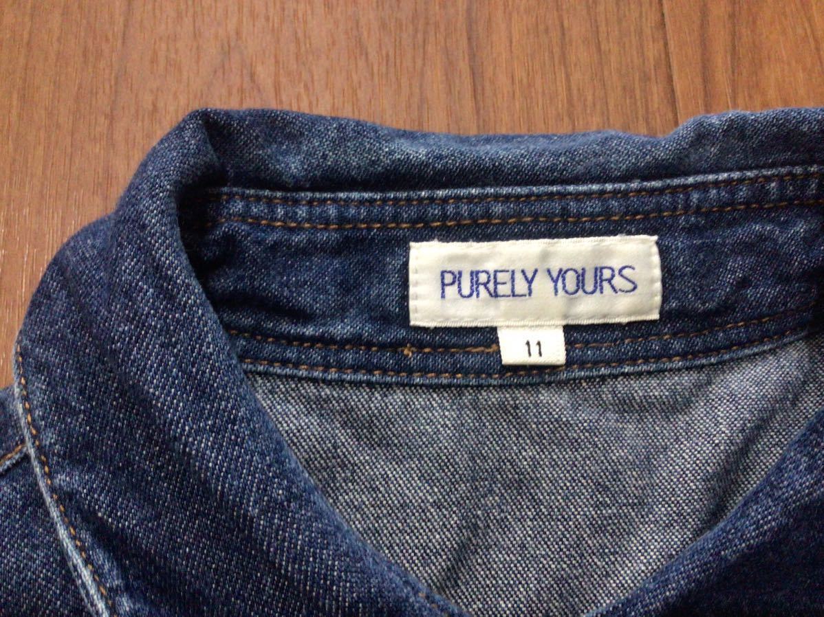 Purely Yours デニムシャツ ウエスタンシャツ 11サイズ★レディース　_画像3