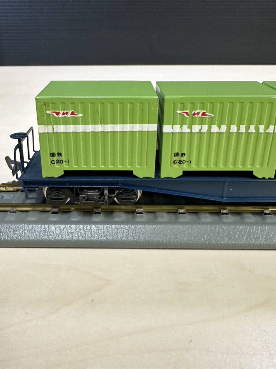 エンドウ コルゲートコンテナ コキ 10000 HOゲージ 鉄道模型 コンテナ車 貨車 貨物列車 92_画像6