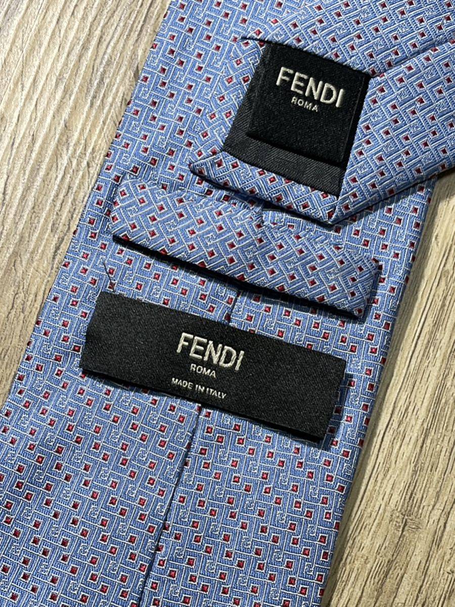  прекрасный товар "FENDI" Fendi Zucca бренд галстук 401045