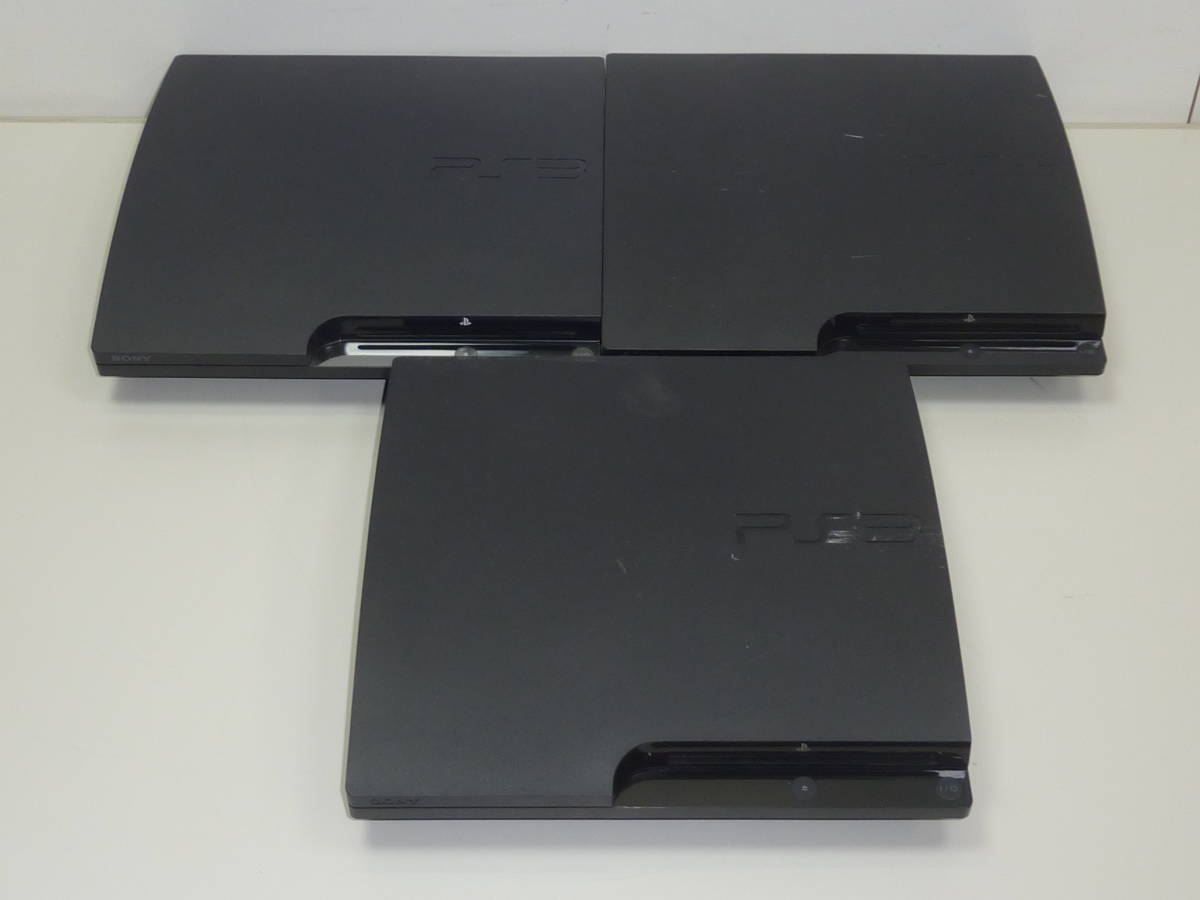 ① PS3 3台まとめ プレステ3 本体 Playstation3 SONY CECH-2500A/CECH-3000A ジャンク品_画像1