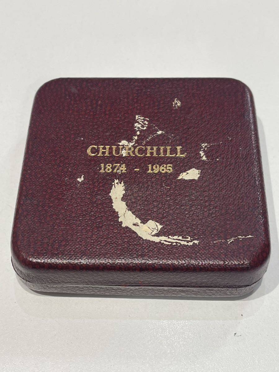 【D4459】記念メダル WINSTON CHURCHILL シルバー チャーチル銀貨 約81g コレクション 1874-1965_画像6