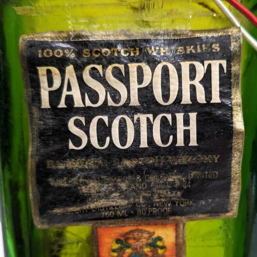 [9304-009] スコッチウイスキー PASSPORT SCOTCH シーバス・ブラザーズ社 パスポート・スコッチ 750ml/43% 未開栓 [お酒]_画像3